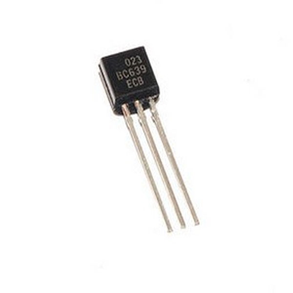 Transistor Bipolar BC639 NPN 80V 1A TO-92 (PTH) - terminal reto