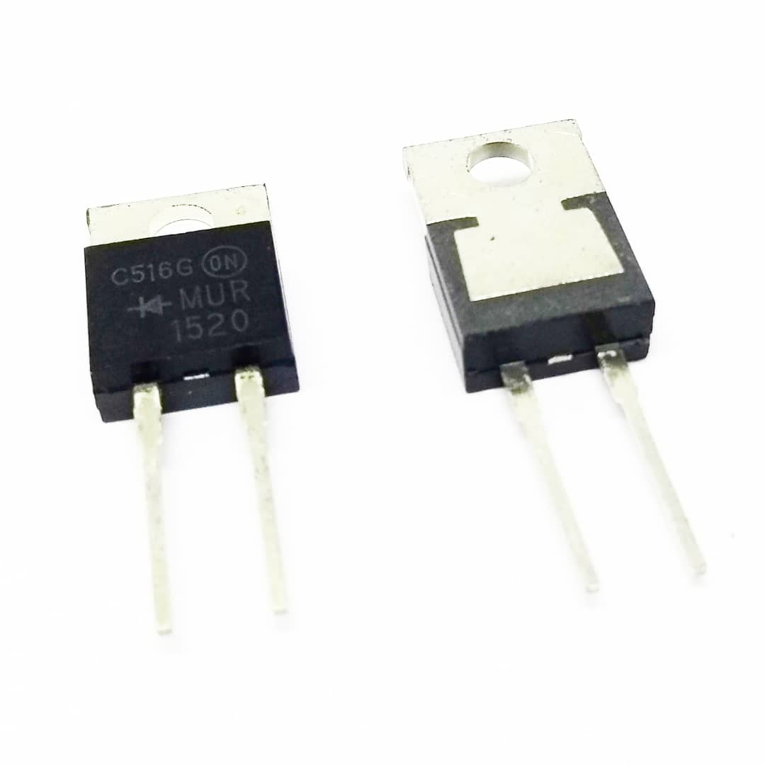 Transistor MUR1520 2 contatos TO-220 - On