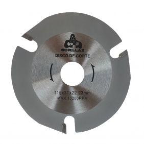 Disco De Corte Lâmina Aço Multicorte Madeira Mármore e Metal 1.15 x 3T x 22.23mm Max. 13200 RPM