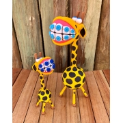 Kit de Girafas em Cabaça com Aparelho nos Dentes
