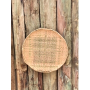 Peneira Artesanal de Bambu e Palha - 45 cm