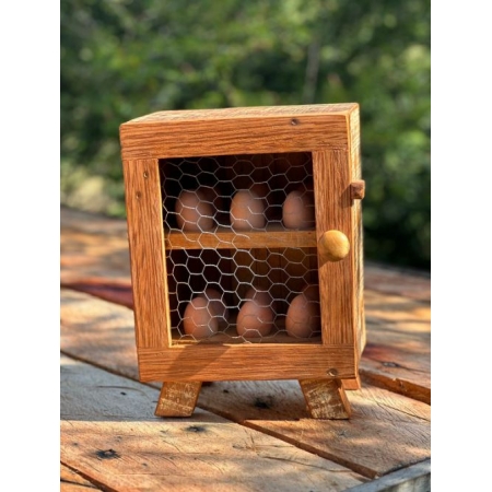 Porta Ovos em madeira - Galinheiro