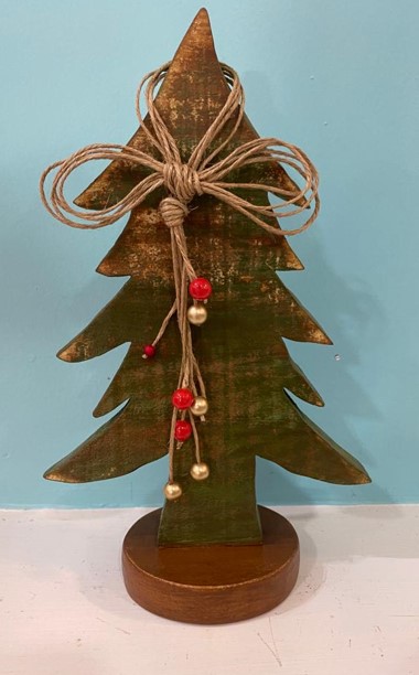 Árvore de Natal em Madeira - Verde | Coleção Natal
