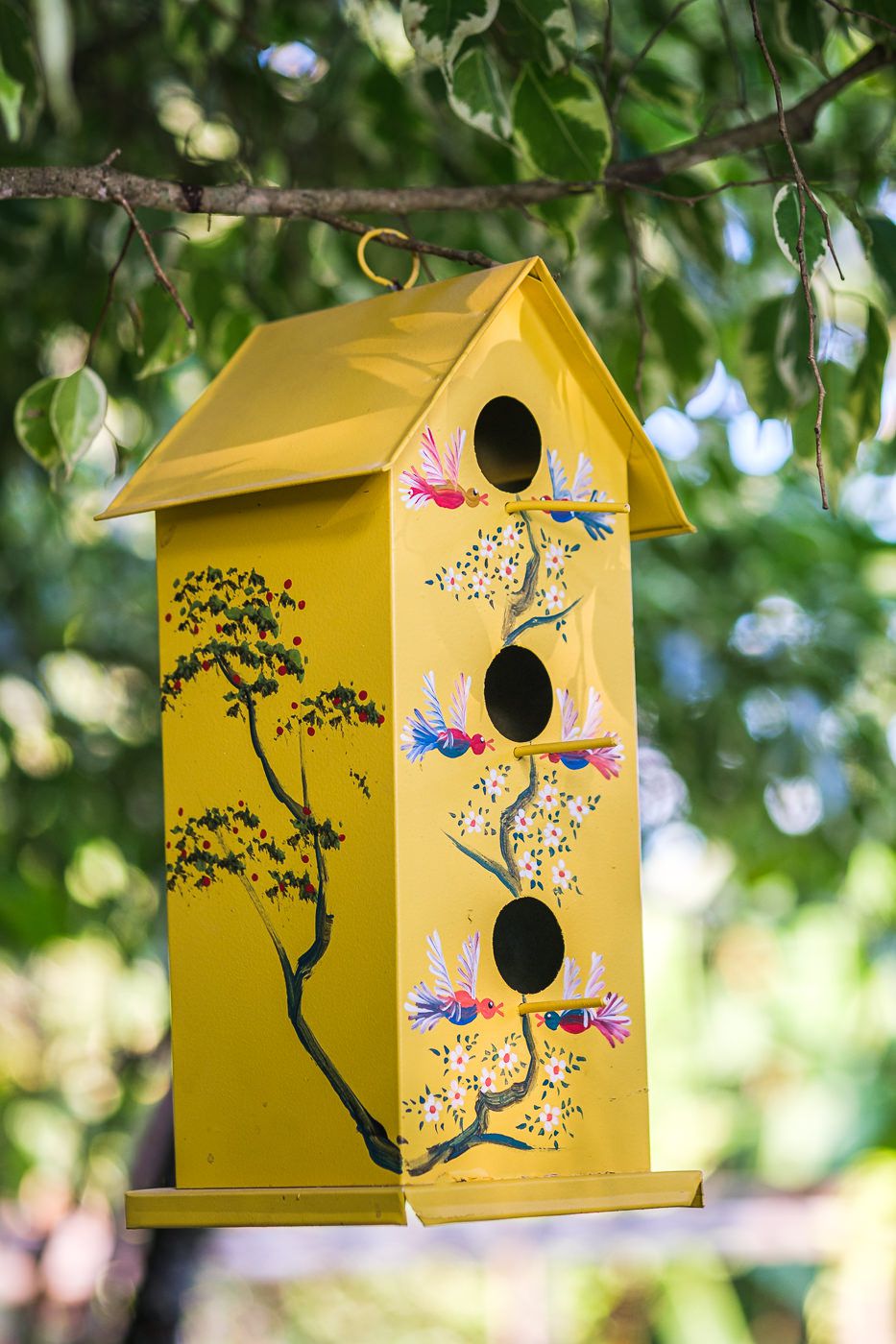 Casa de Pássaros para Jardim Retangular
