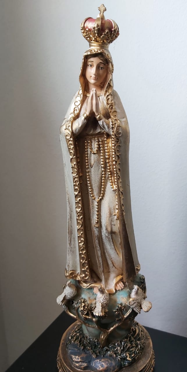 Nossa Senhora de Fátima em Resina - 30 cm