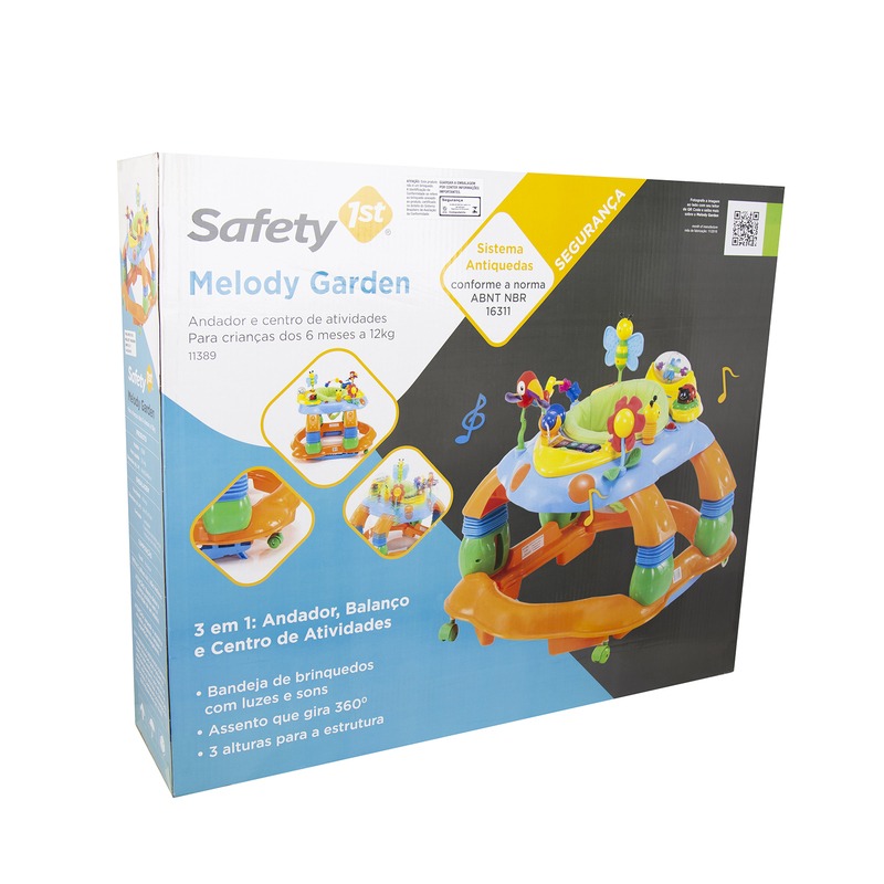 Andador e Centro de Atividades Melody Garden Safety