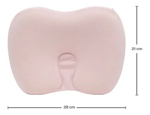 Travesseiro Anatomico Viscoelastico Baby Rosa - Buba Ref 10698