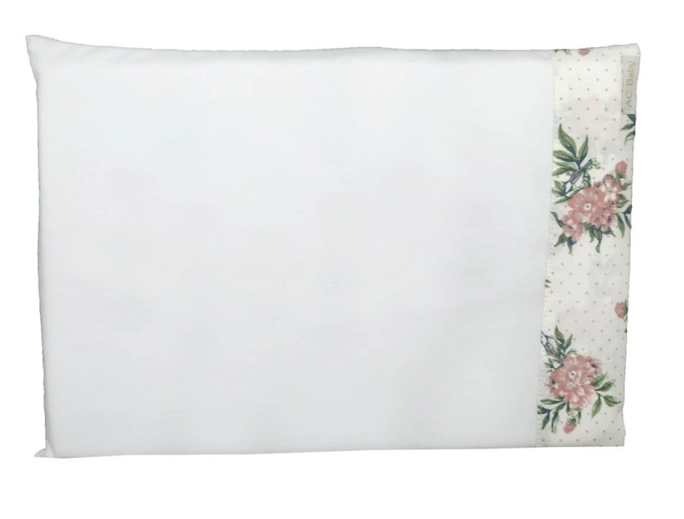 Travesseiro Anti-sufocante Floral Poá - Ac Baby  Ref 05346 624U