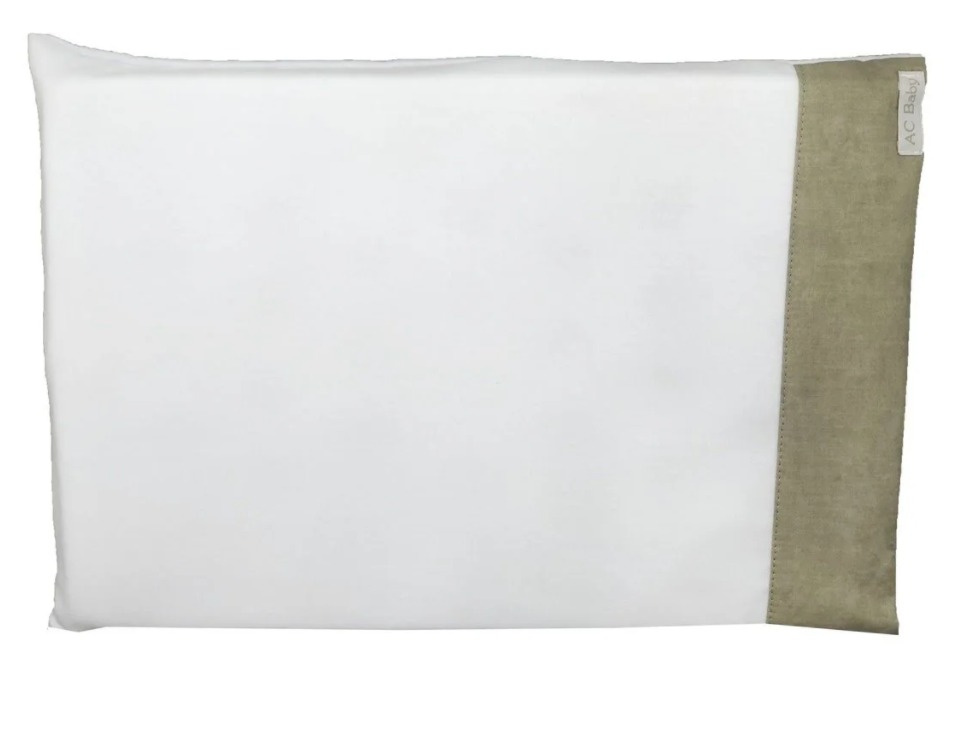 Travesseiro Anti-sufocante Verde Selva Estonado - Ac Baby  Ref 05346 116U
