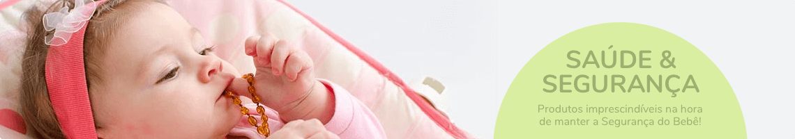 Colar de âmbar para dentição dos bebês