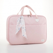 Kit bolsa maternidade com mala e mochila Rosa Bunny - Just Baby