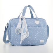 Kit bolsa maternidade e mochila Térmica Azul Bunny - Just Baby