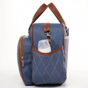 Mochila Maternidade Chicago Jeans Just baby
