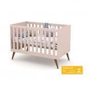 Quarto de bebê completo Gold Rosê / Eco Wood Matic Móveis