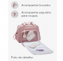 Bolsa de maternidade rosa coleção prática - Pirulitando Baby