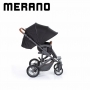 Carrinho com bebê conforto Merano Black até 22 kg - Abc Design