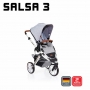 Carrinho com bebê conforto Abc Design Salsa 3 Graphite Gray até 22 kg
