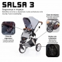 Carrinho de bebê Salsa 3 Graphite Grey até 22 kg - Abc Design