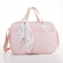 Kit bolsa maternidade com mala e mochila Térmica Rosa Bunny - Just Baby