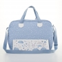 Kit bolsa maternidade e mochila Azul Bunny - Just Baby