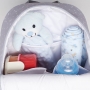Kit bolsa maternidade e mochila Rosa Bunny - Just Baby
