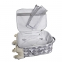 Kit de Bolsa Maternidade com 8 itens Nórdica Cinza - Masterbag Baby