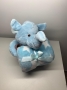 Manta com bichinho de pelúcia - Coleção Floresta Elefante azul