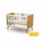 Quarto de bebê completo Gold Freijó / Off White / Eco Wood Matic Móveis