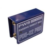 Direct Box passivo com caixa de metal e aterramento | PWS | PDB-02 PRO
