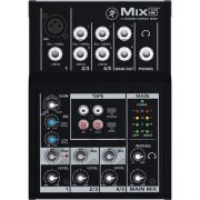 Mesa 1 canal com 48v p/ microfone +2 canais estéreo Mackie MIX5