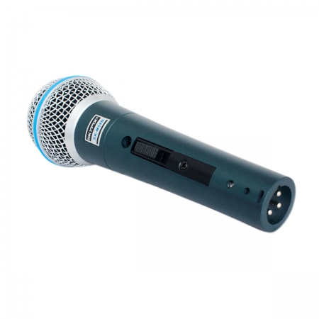 Microfone com Fio de Mão Dinâmico + Cabo SKYPIX M58B