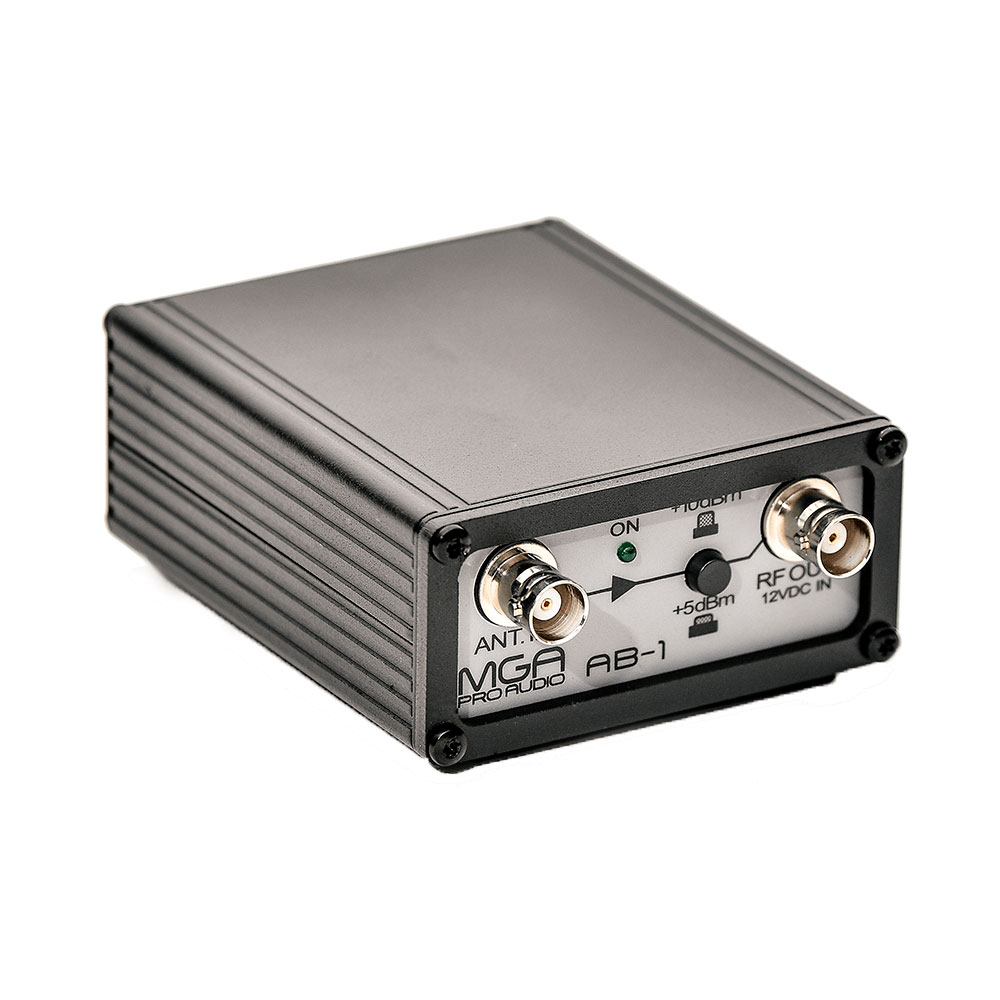 Amplificador de sinal RF para Microfone Sem Fio MGA AB1