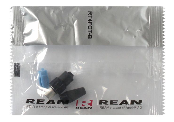 Conector mini XLR de 4 polos com rosca | RT4FCT-B | Rean
