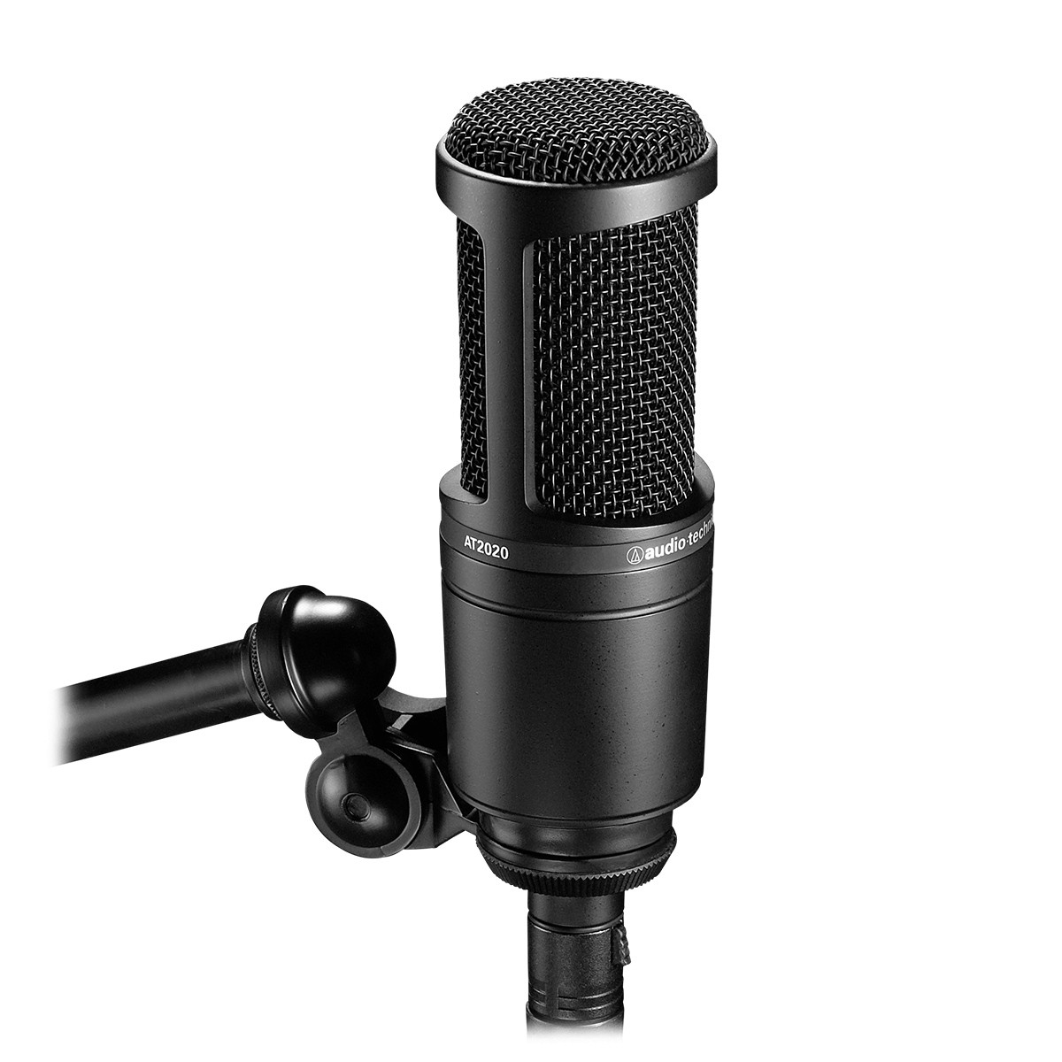 Kit Microfone Fone e Suporte Audio-technica AT2020PK