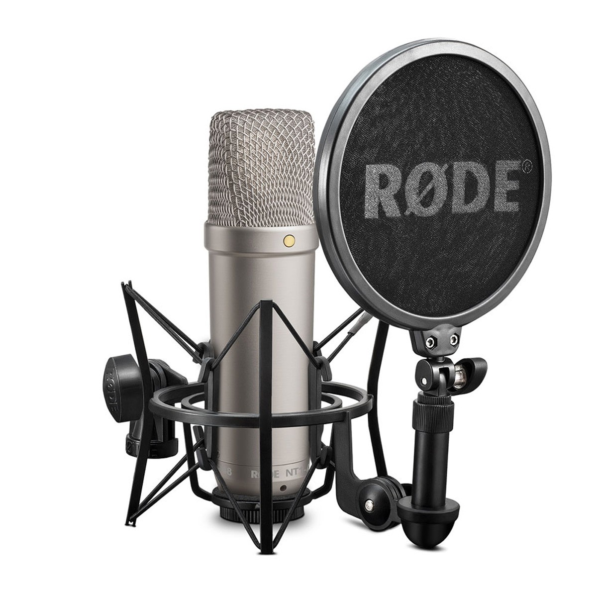Microfone condensador cardióide para gravação RODE NT1-A