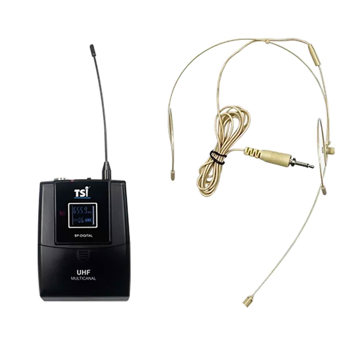 Microfone Headset para Sistema sem Fio TSI BR7000 HST