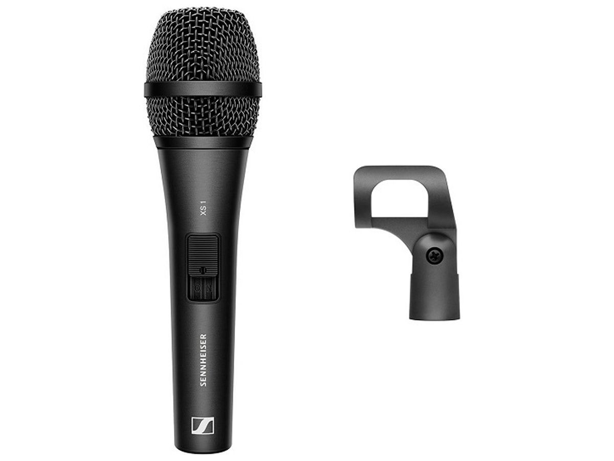Microfone vocal cardioide dinâmico com corpo de metal e chave on-off ideal para performance ao vivo | Sennheiser | XS1
