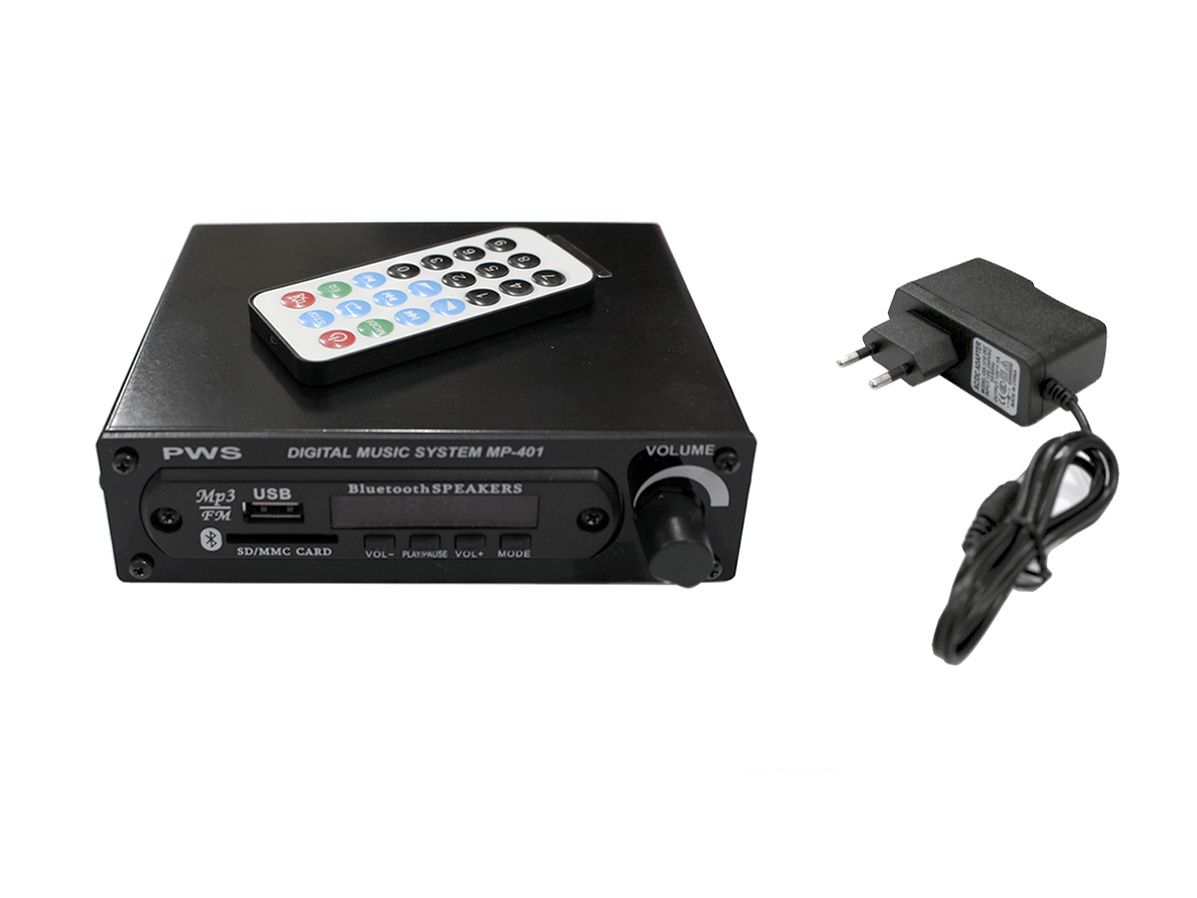 MP3 Player, Bluetooth e Radio FM PWS MP401 
