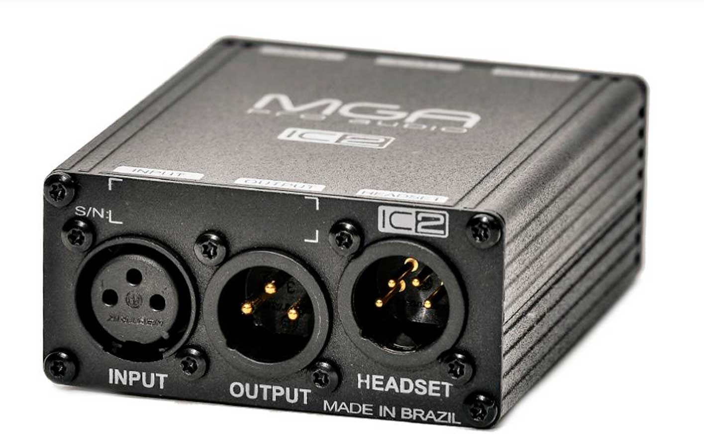 Sistema comunicação de 3 pontos | Fonte, Headset, Controles e Sinalizadores | MGA Pro Audio | SI33
