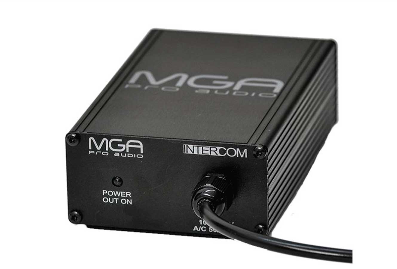 Sistema de comunicação intercom com 3 pontos | 1 Fonte, 3 Headset e 3 controles | MGA Pro Audio | SI30