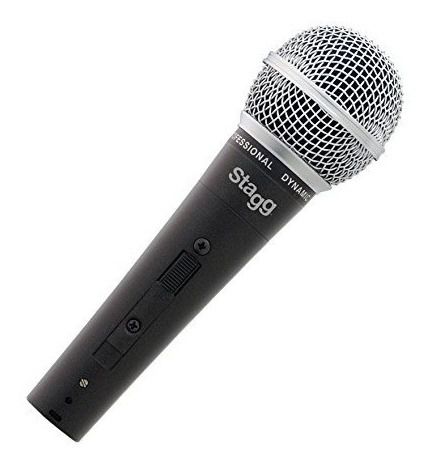 Microfone p/ vocal e instrumento + cabo 5m Stagg SDM50