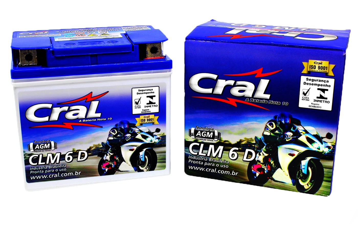 Bateria CRF 230 2004 a 2007 Original Cral(CLM6D- YTZ6V)