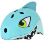 Capacete Infantil Shark Tubarão Kidzamo P + Luvas Tubarão Kit M