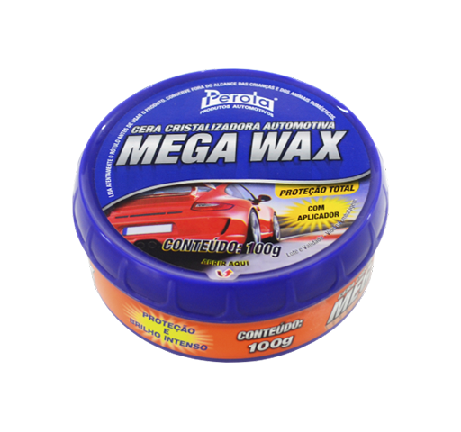 Cera Cristalizadora Mega Wax - Universal 100Gr - 020504 - Perola