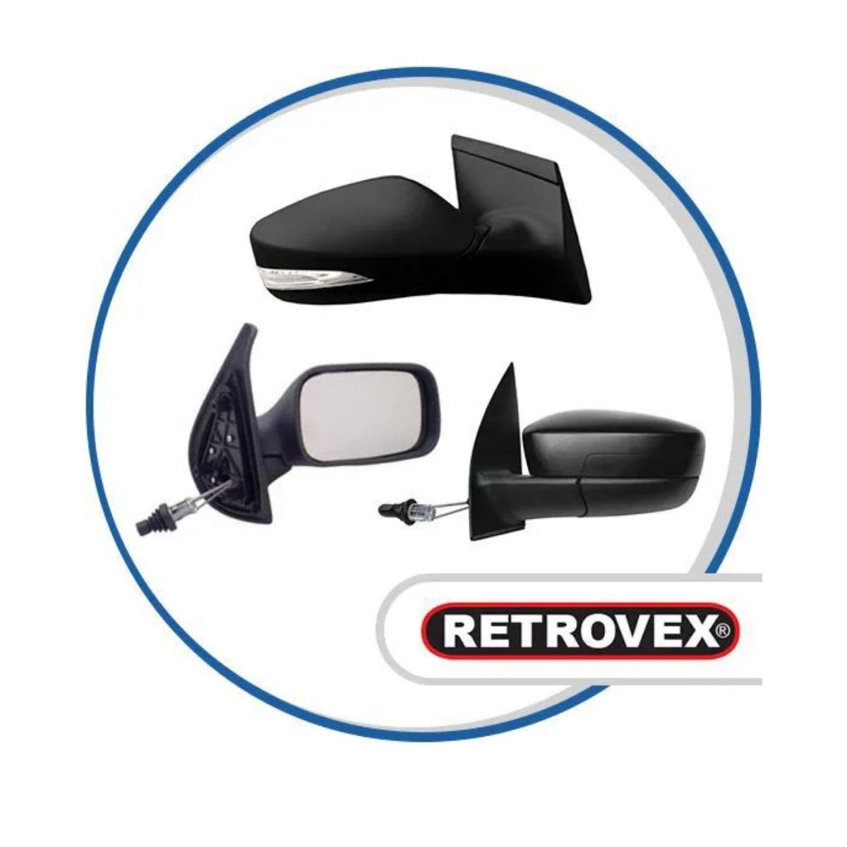 Retrovisor Com Controle Lado Esquerdo - Golf 92 / 97 - 1179 - Retrovex