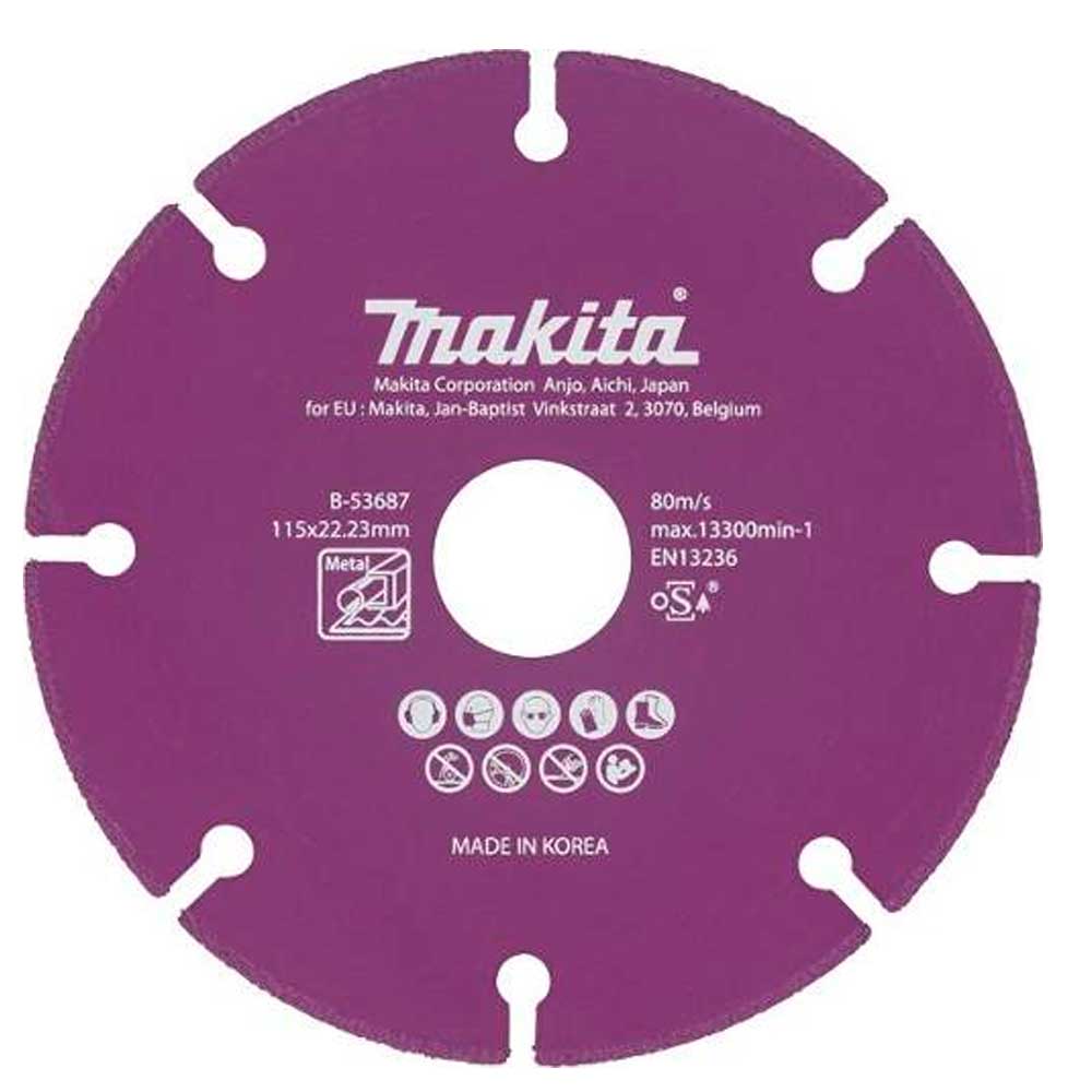 Disco Diamantado 4.1/2 Para Metais Original Makita B-53687 