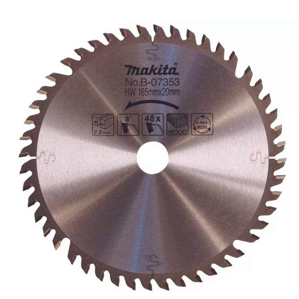 Disco para Serra Circular 165 mm (SP6000) 48 Dentes - B-07353 - Makita