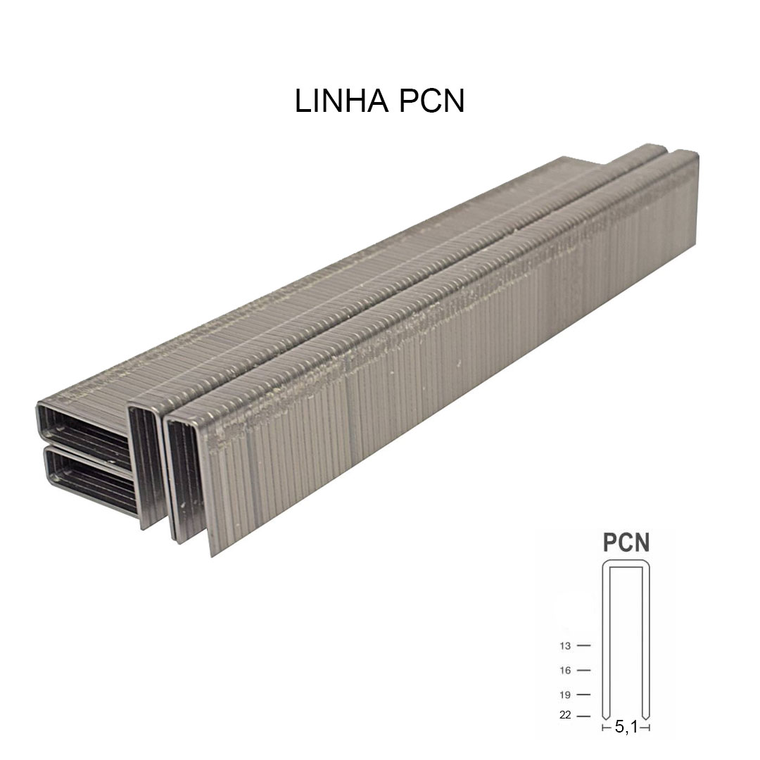Grampo PCN 50/13mm para Grampeador Pneumático Guara com 9.240 unid.