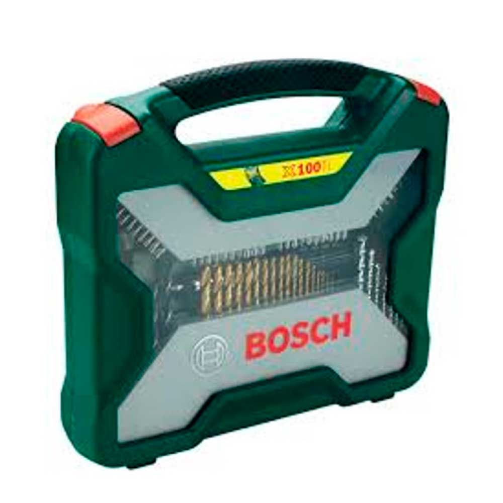 Jogo de Brocas, Nível e Bits Titanium X-Line Bosch - 100 Pç