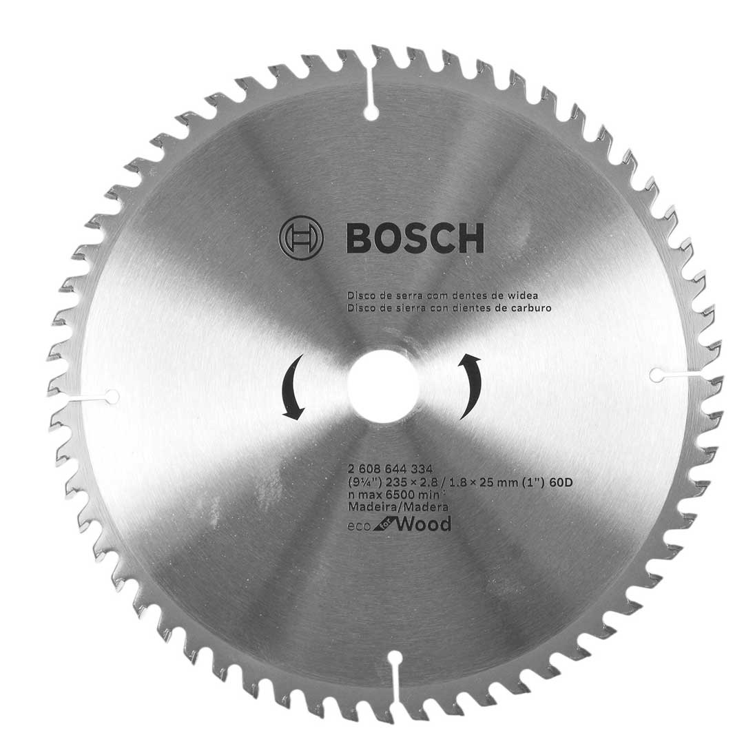 Disco Serra Circular 235mm 9-1/4 60d Eco Bosch 2608644334